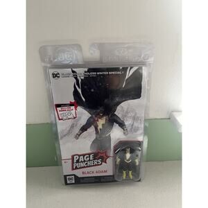 Mcfarlane Toys Dc Page Punchers Black Adam 3" Figure Comic Book Moc